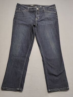 Modern Dark Wash Women s Jeans - Capri